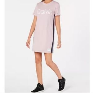 Calvin Klein M Athleisure Dress M Performance Logo Sneaker Shift Soft Co…